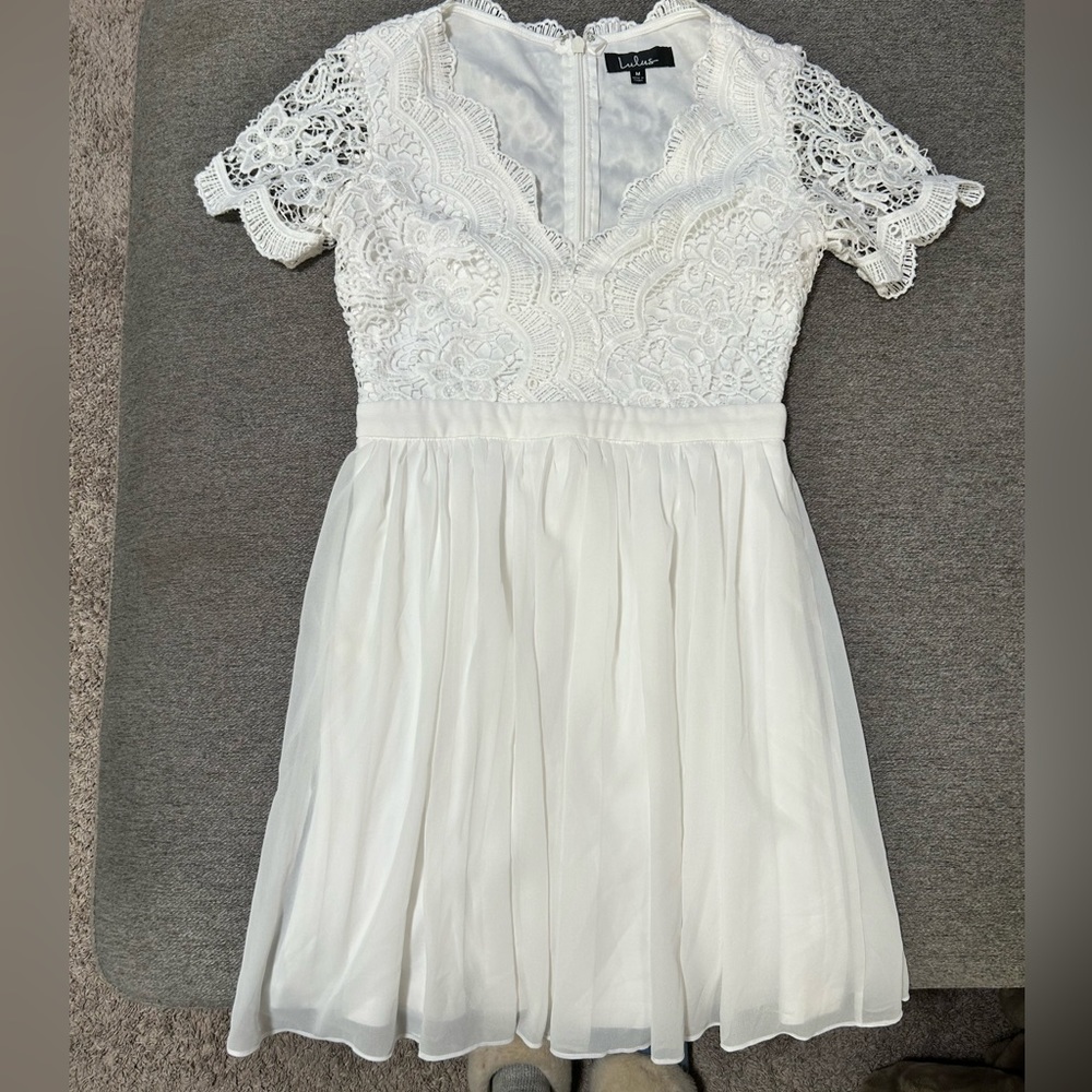 Lulus M white dress